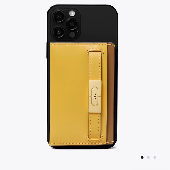 Tory Burch Accessories - Tory Burch T Card Pocket, Golden Sunshine